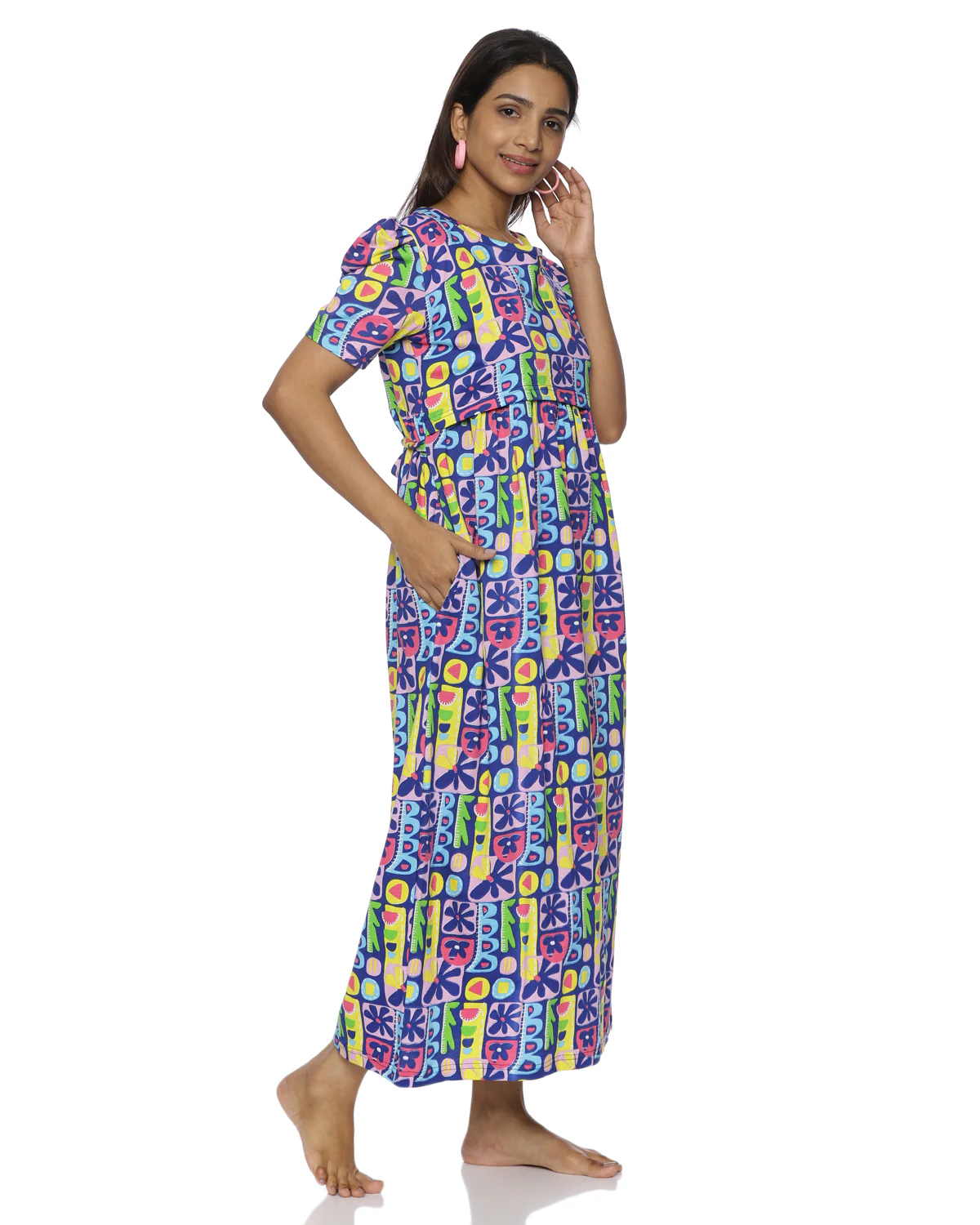 Qishen Zipless Maternity Loungewear – Full Length - Image 3