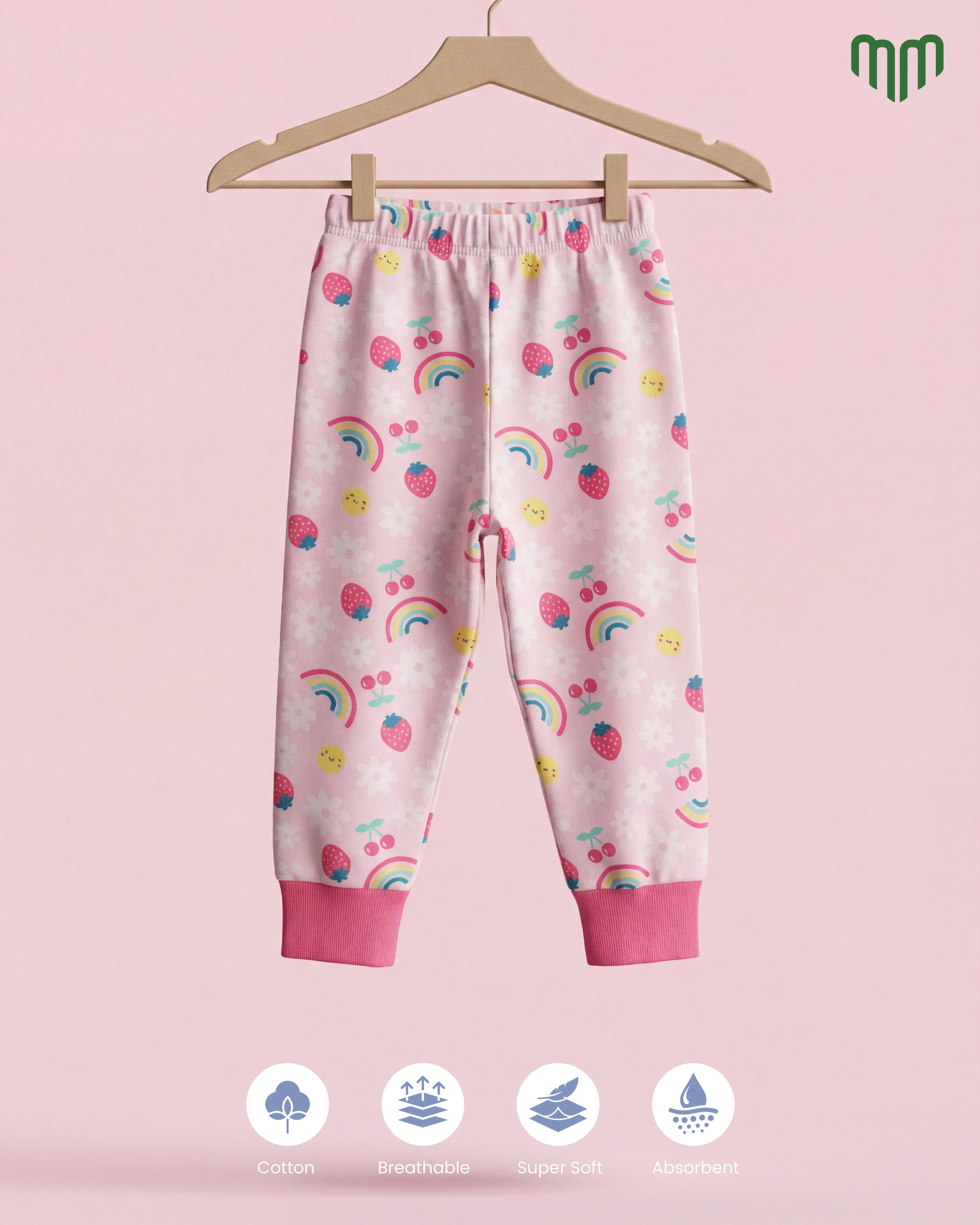 Little Blossom Night Sleep Suit - Image 4