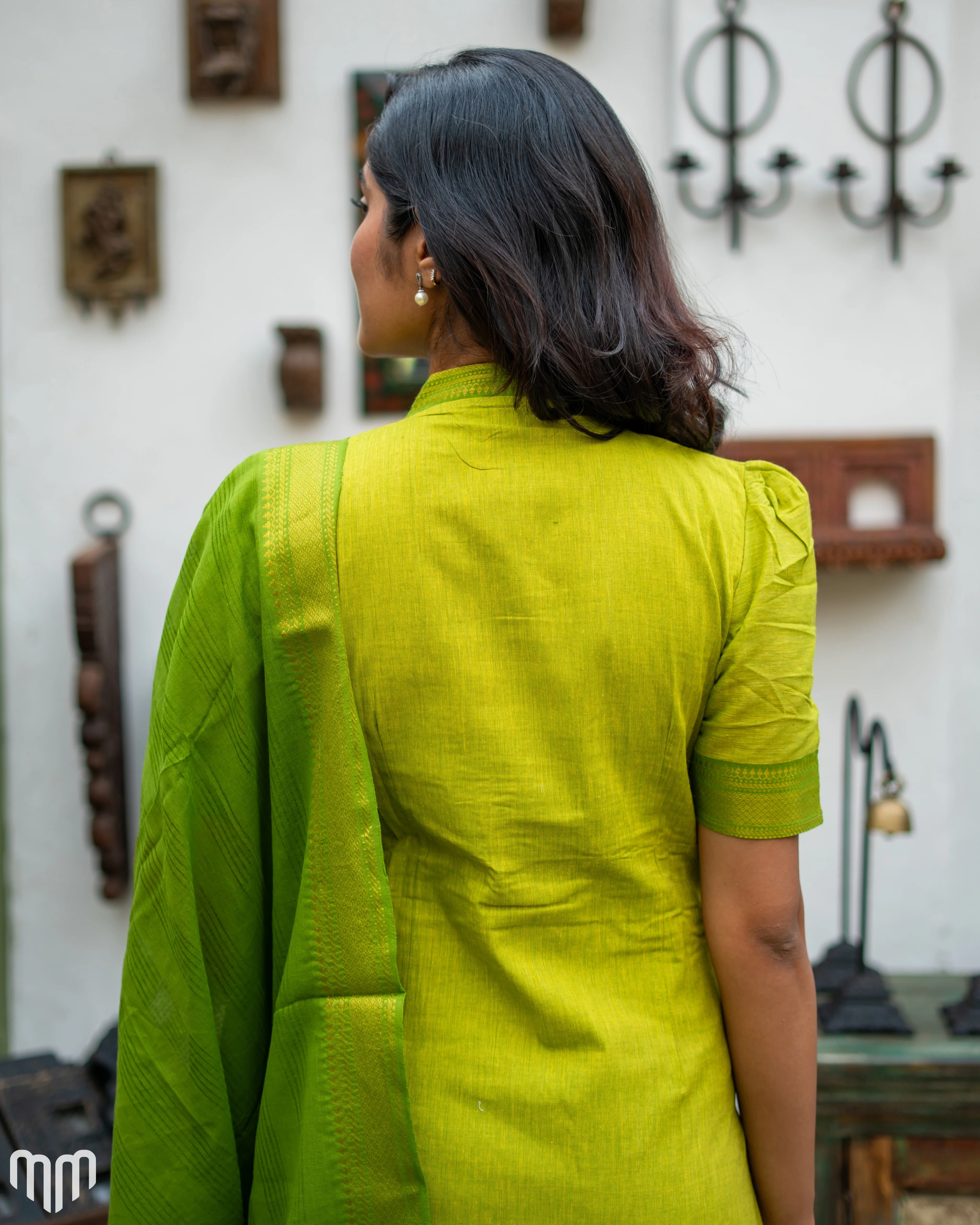 Mangalagiri_V2 Maternity Kurti Set - Image 4