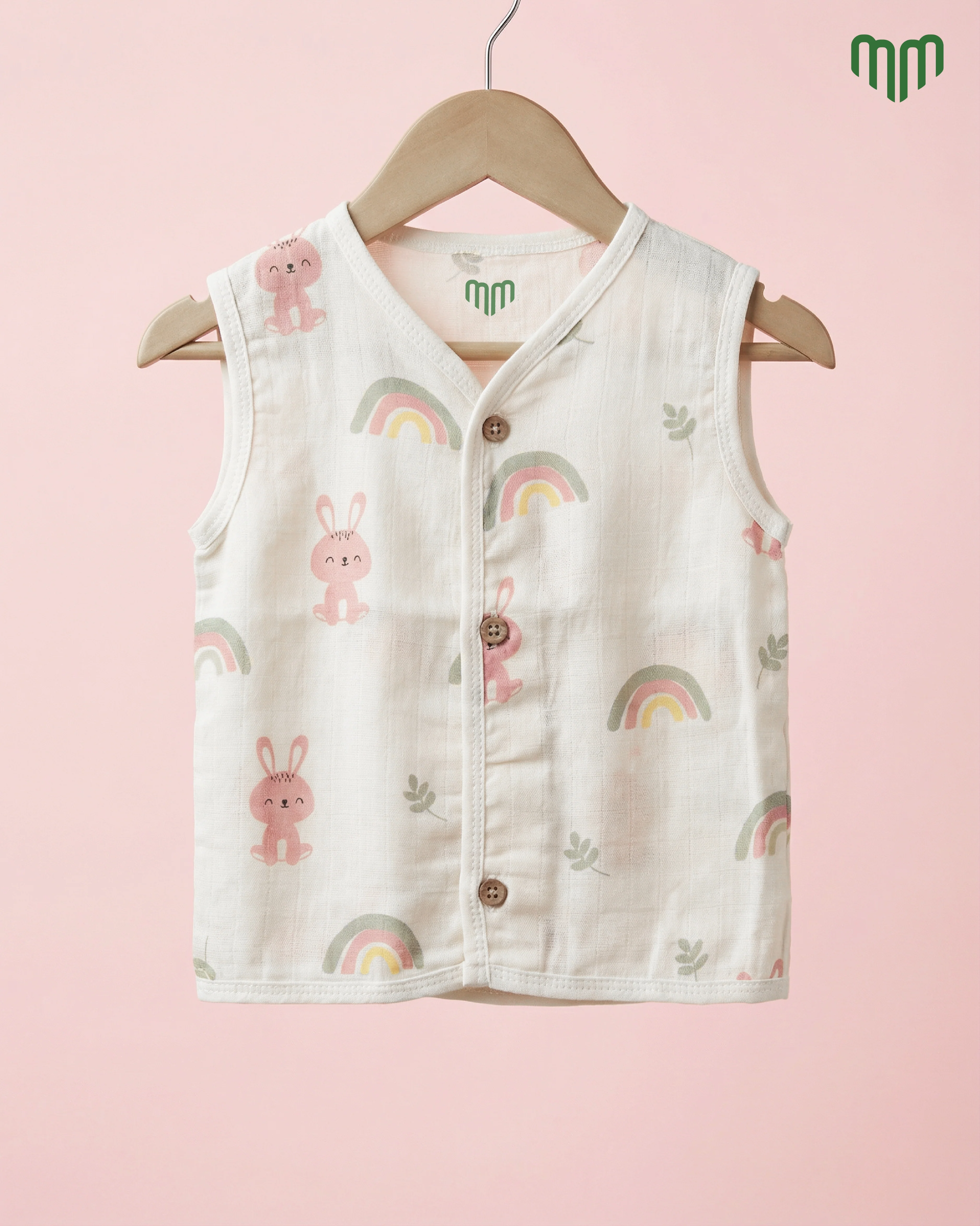 Little Rainbow Muslin Co-ord set - Image 4