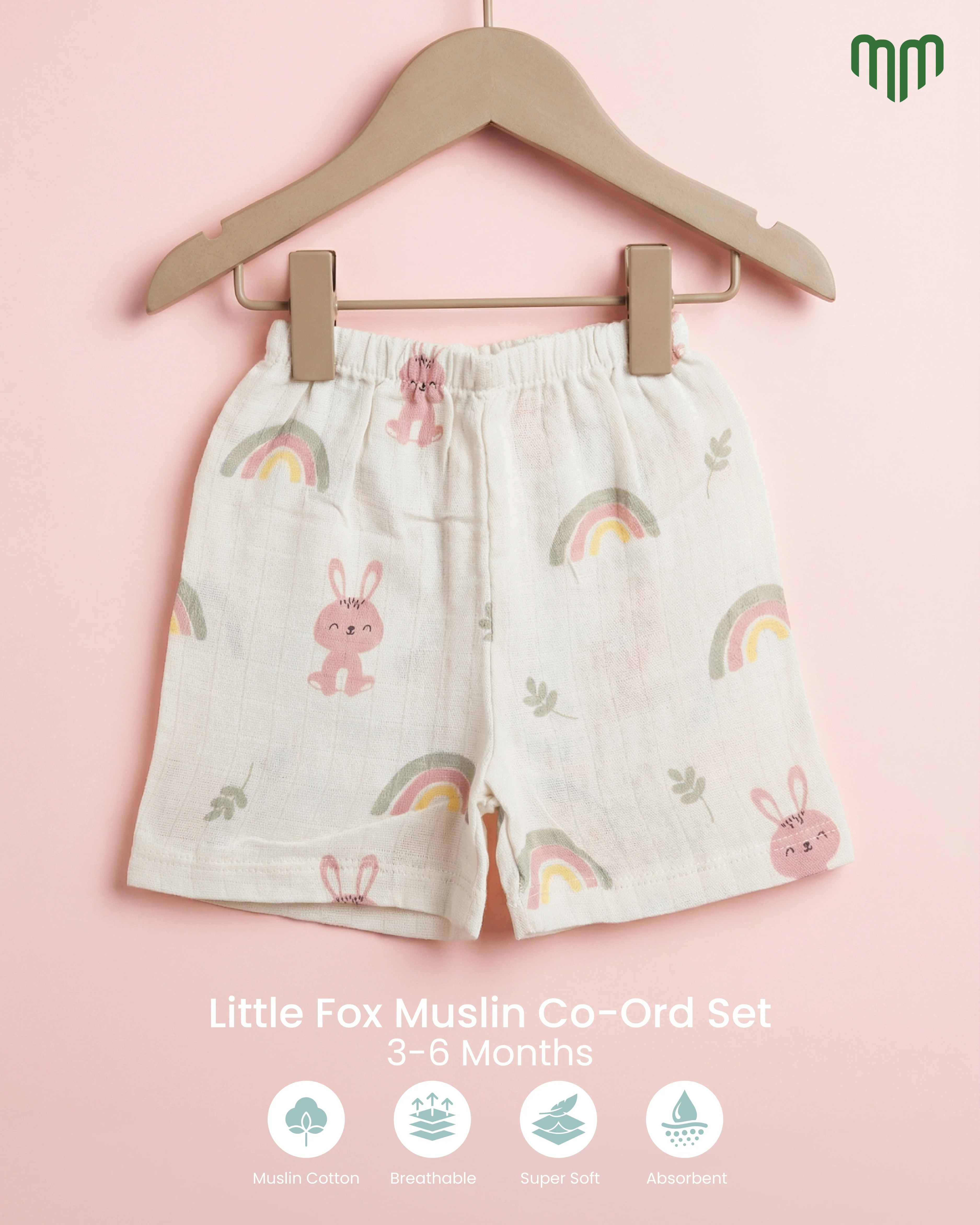 Little Rainbow Muslin Co-ord set - Image 5