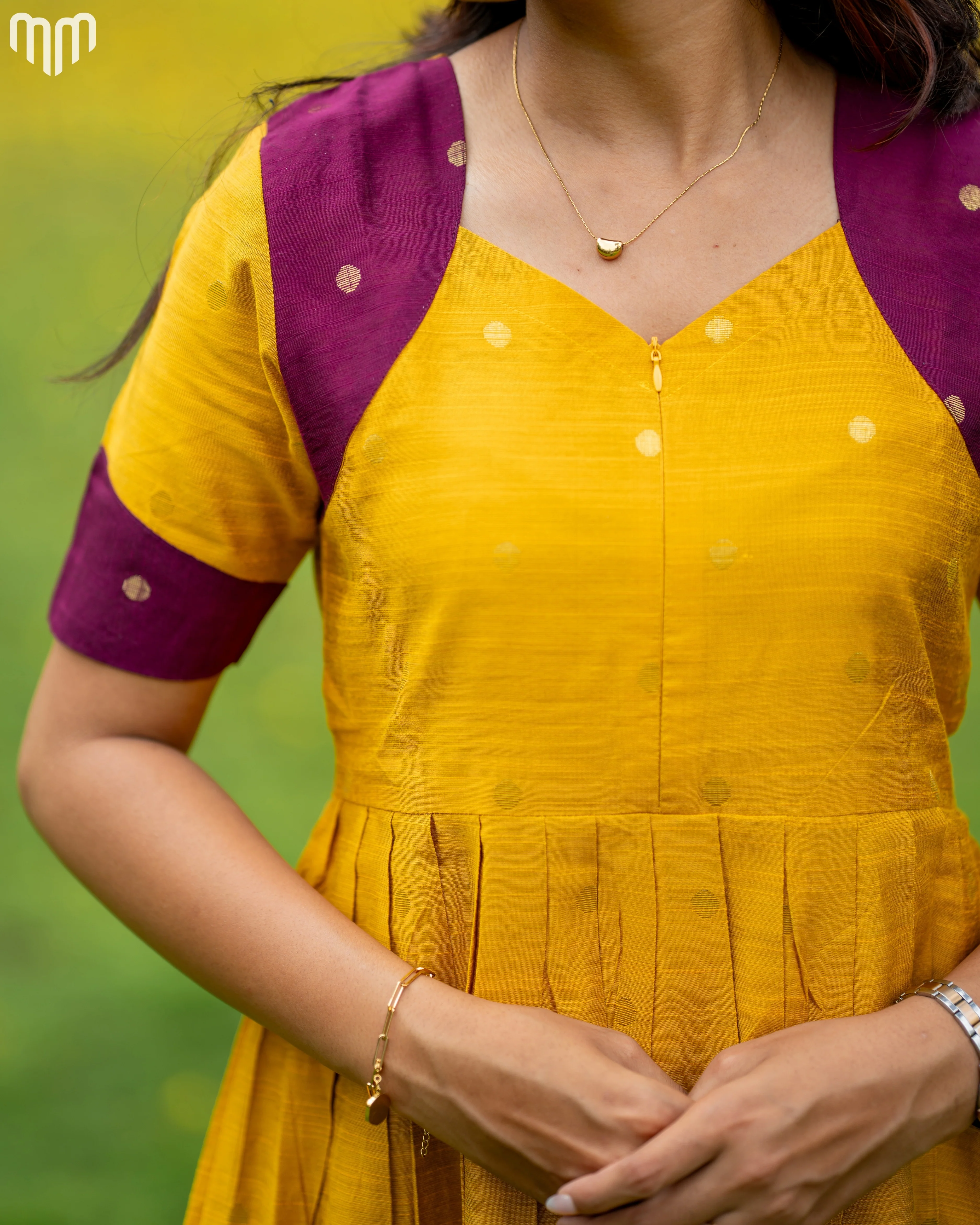 Golden Kanmani_V1 Maternity Maxi - Image 3
